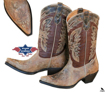 Westernové jazdecké čižmy