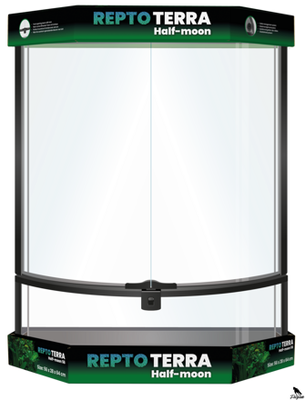 REPTO TERRA HALF MOON 56x28x64