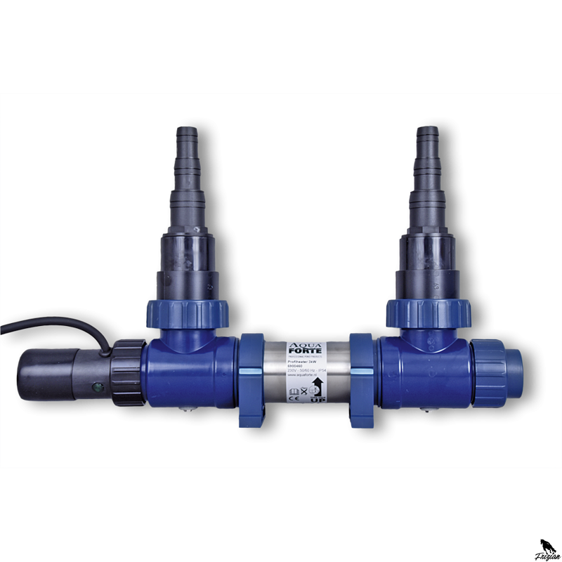 Átfolyós fűtőberendezés termosztáttal 2 kW