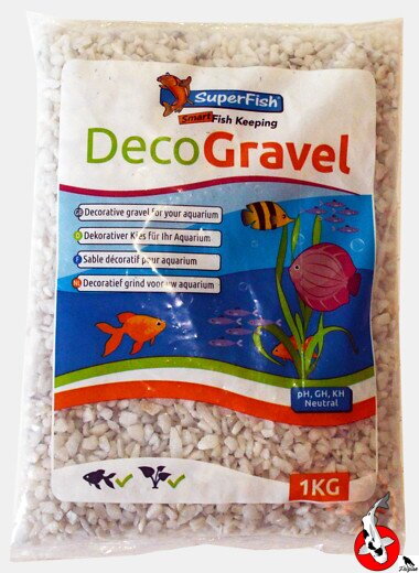 DECO GRAVEL WHITE 1KG