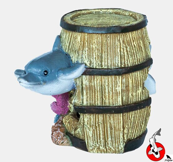 SF DECO BARREL DOLPHIN