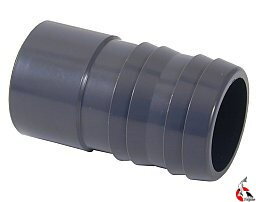 Budget PVC Tömlőcsatlakozó - ragasztó 63 mm