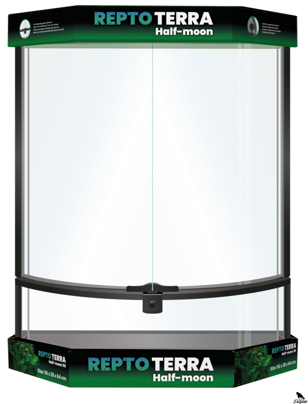 REPTO TERRA HALF MOON 56x28x64